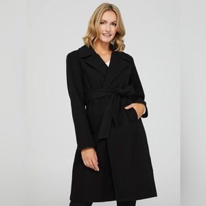 Suzy Shier Overcoat Black Jacket. New.